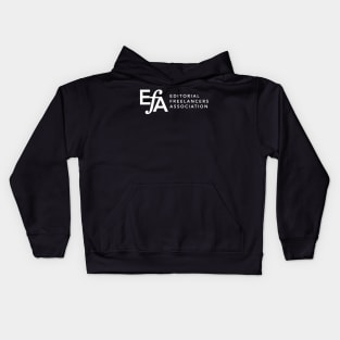 EFA Full Logo in white Kids Hoodie